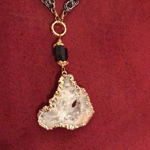 Harper Hallam Druzy Necklace